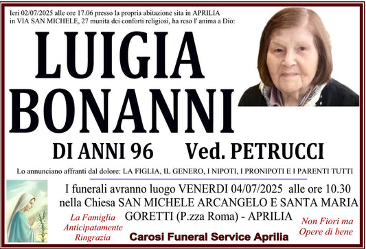LUIGIA BONANNI