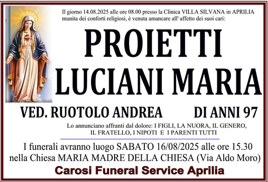PROIETTI LUCIANI MARIA