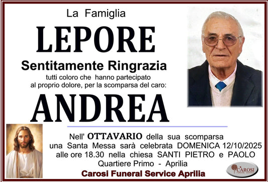 LEPORE ANDREA OTTAVARIO