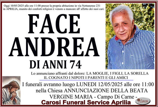 FACE ANDREA