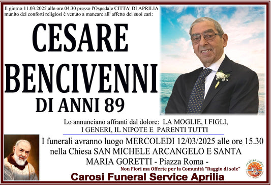 CESARE BENCIVENNI