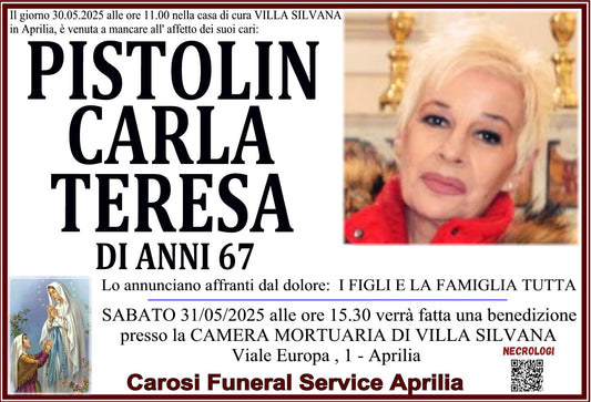 CARLA TERESA PISTOLIN