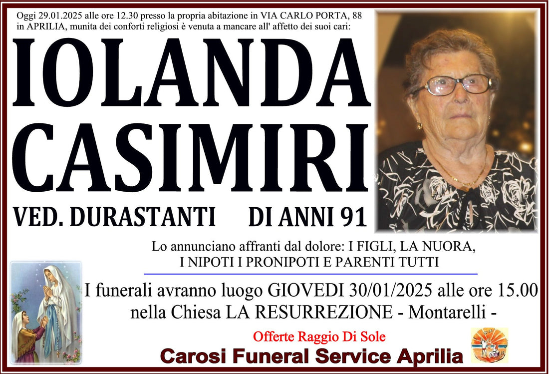IOLANDA CASIMIRI