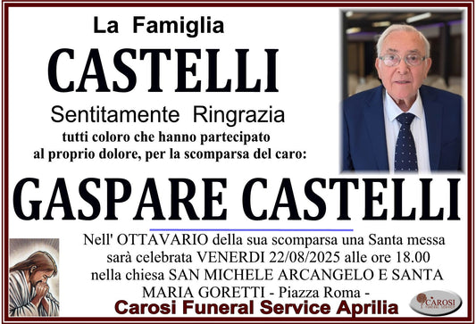 OTTAVARIO GASPARE CASTELLI
