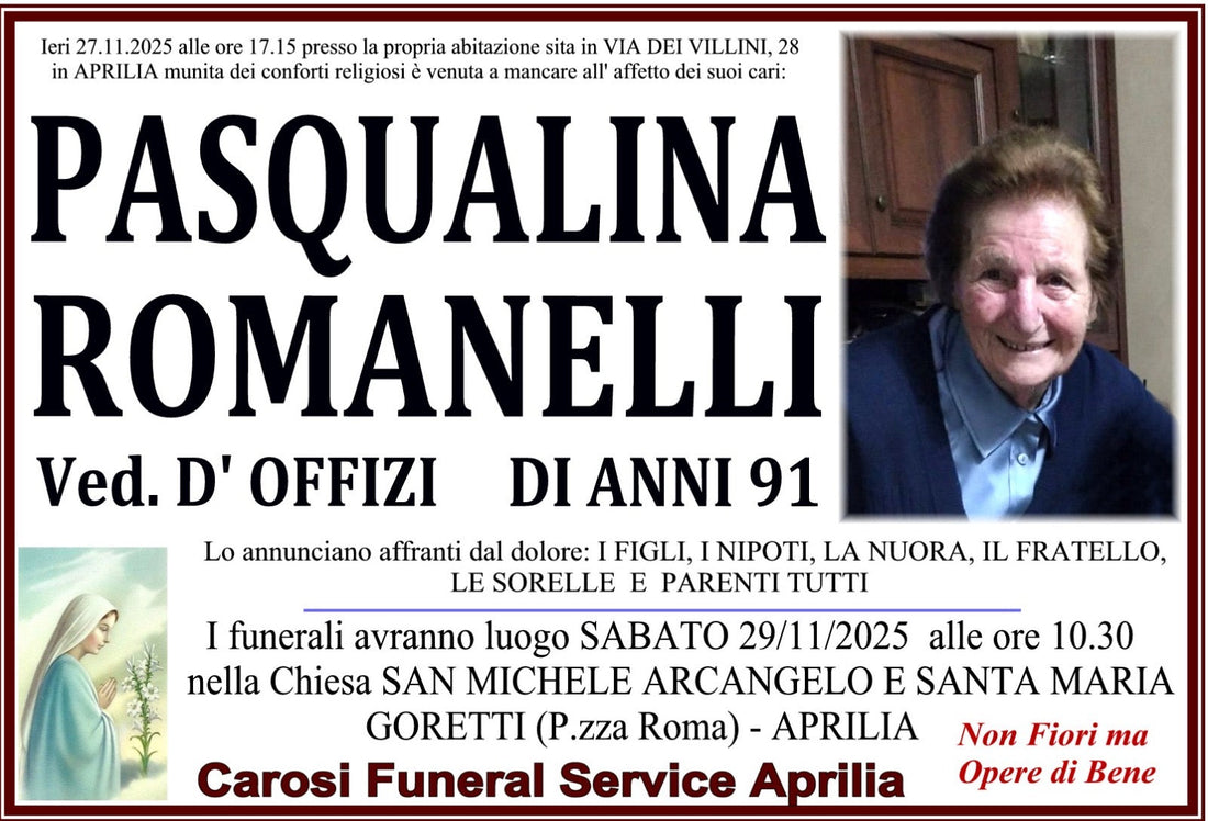 PASQUALINA ROMANELLI