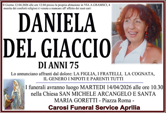 DANIELA DEL GIACCIO