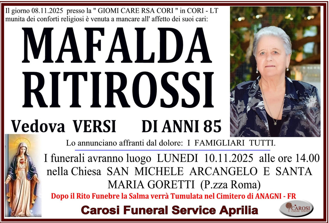 MAFALDA RITIROSSI