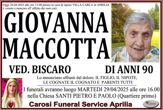 GIOVANNA MACCOTTA