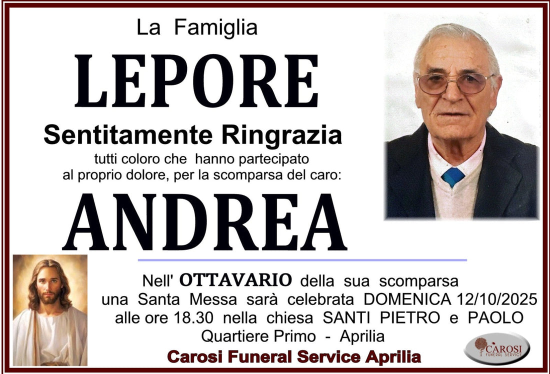 LEPORE ANDREA OTTAVARIO