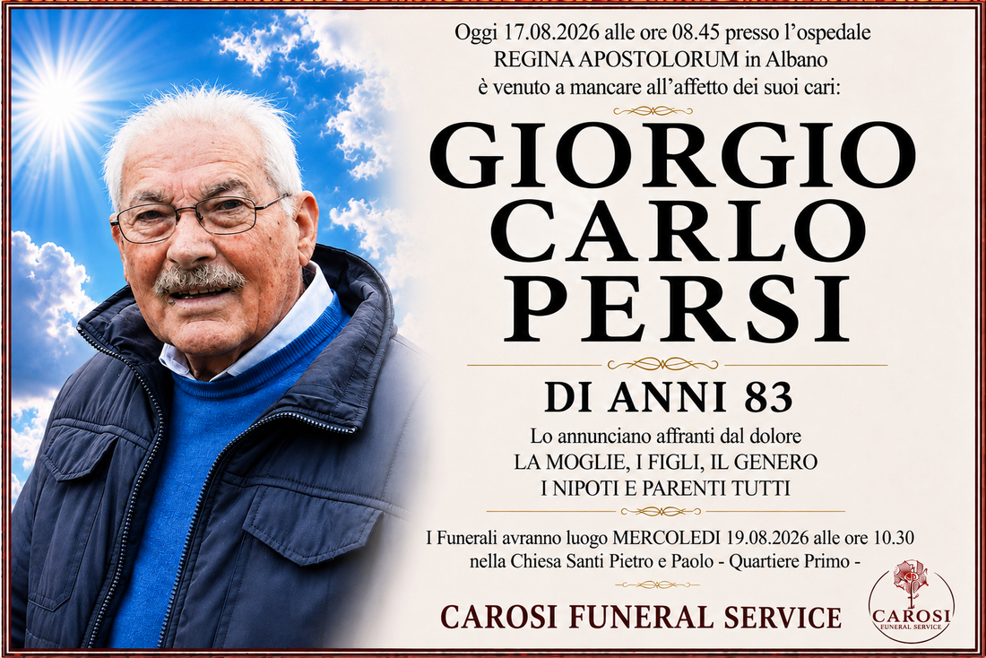 GIORGIO CARLO PERSI