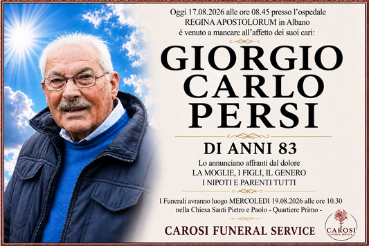 GIORGIO CARLO PERSI