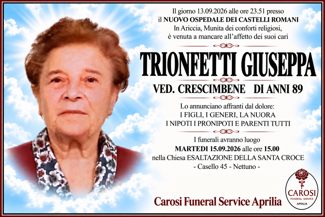 TRIONFETTI GIUSEPPA