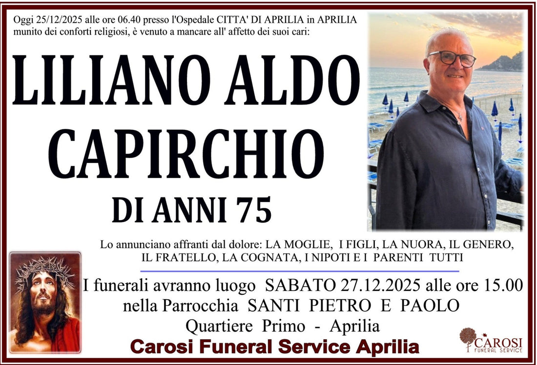 LILIANO ALDO CAPIRCHIO