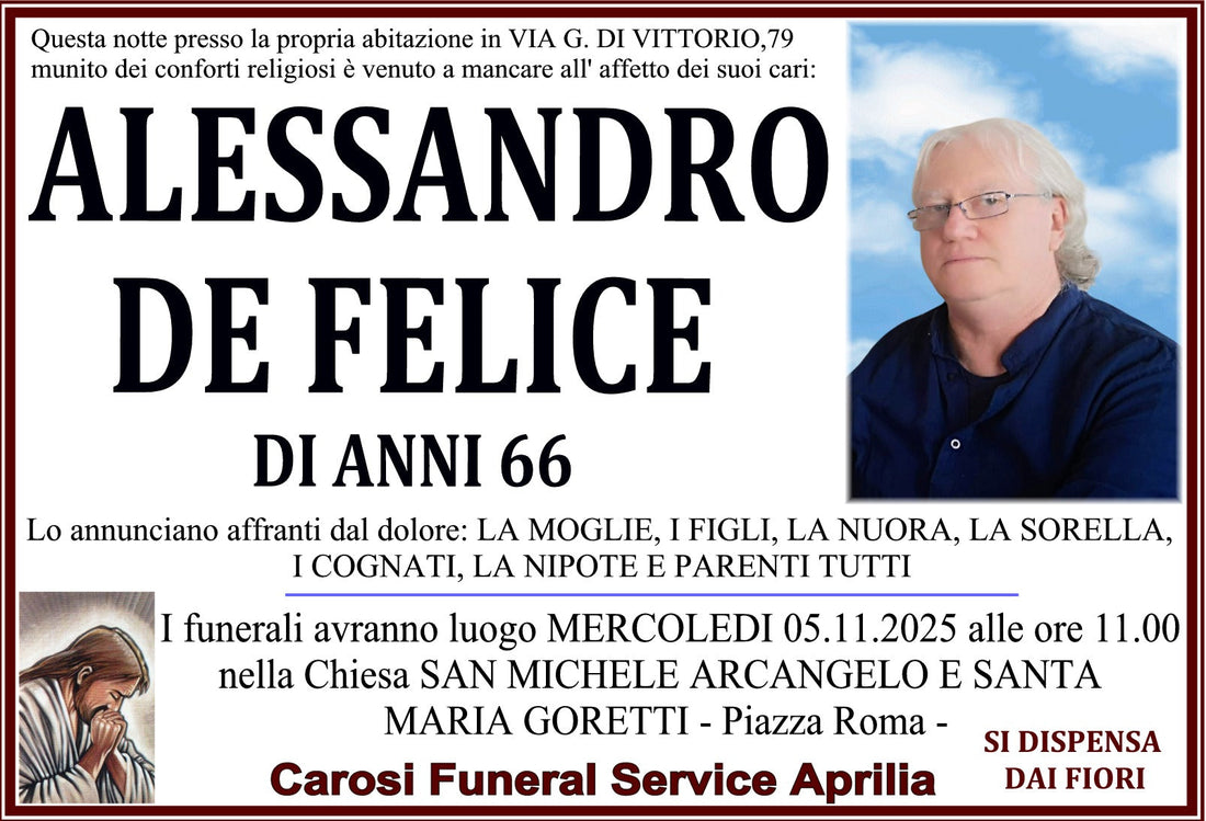 ALESSANDRO DE FELICE