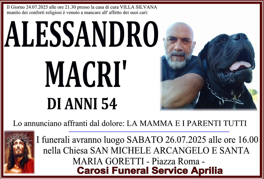 ALESSANDRO MACRI'