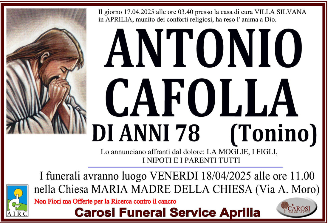 ANTONIO CAFOLLA