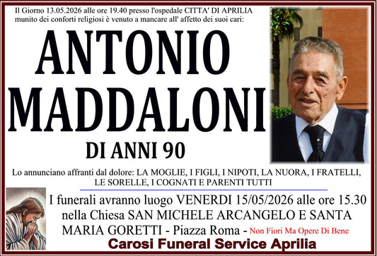 ANTONIO MADDALONI