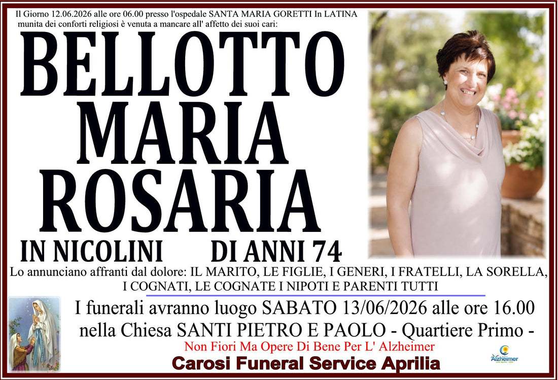 BELLOTTO MARIA ROSARIA