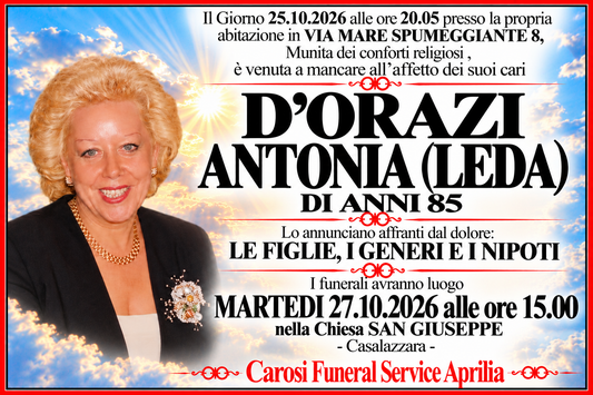 D’ORAZI ANTONIA