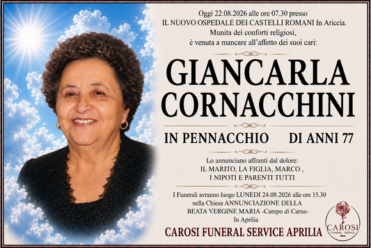 GIANCARLA CORNACCHINI
