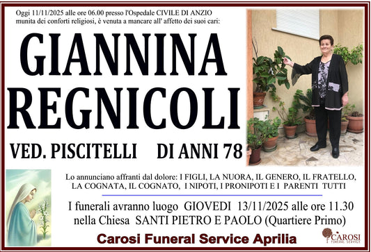 GIANNINA REGNICOLI