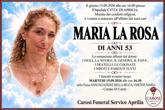 MARIA LA ROSA