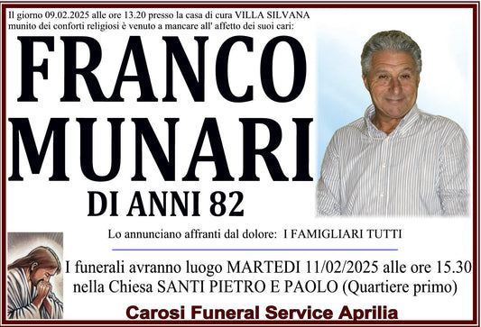 FRANCO MUNARI