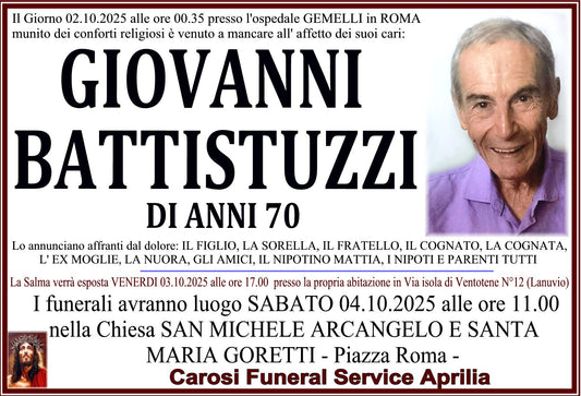 GIOVANNI BATTISTUZZI