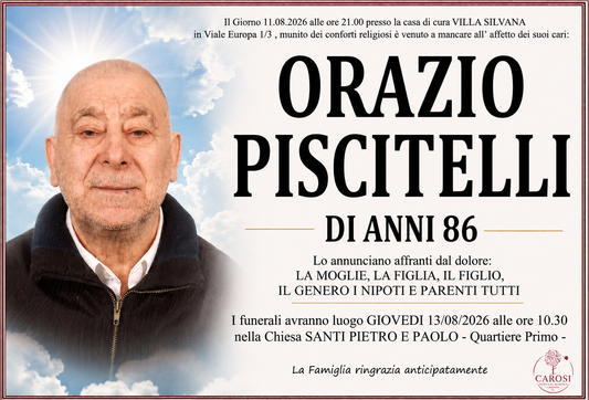 ORAZIO PISCITELLI