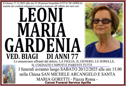 LEONI MARIA GARDENIA