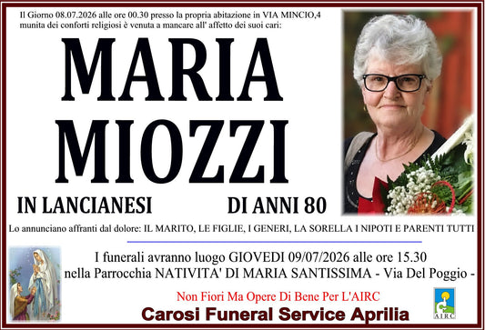 MARIA MIOZZI