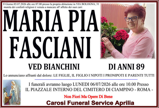 MARIA PIA FASCIANI