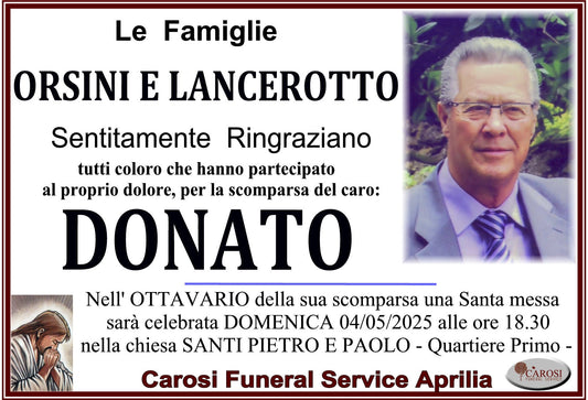 OTTAVARIO ORSINI DONATO
