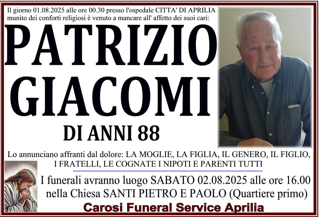 PATRIZIO GIACOMI