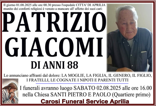 PATRIZIO GIACOMI