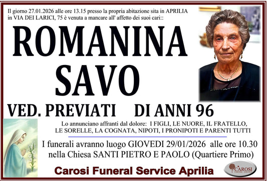 SAVO ROMANINA