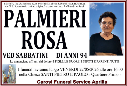 ROSA PALMIERI