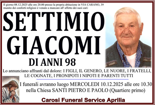 SETTIMIO GIACOMI