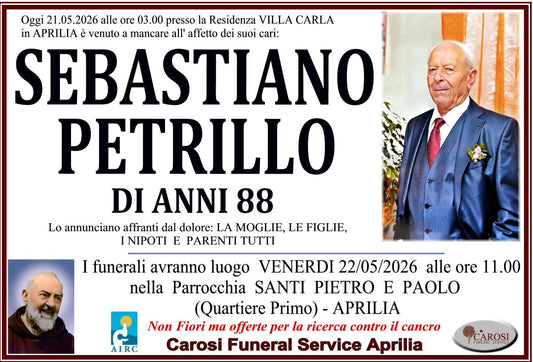 SEBASTIANO PETRILLO