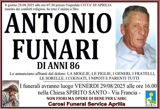 ANTONIO FUNARI
