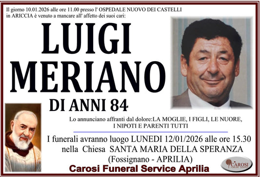 LUIGI MERIANO