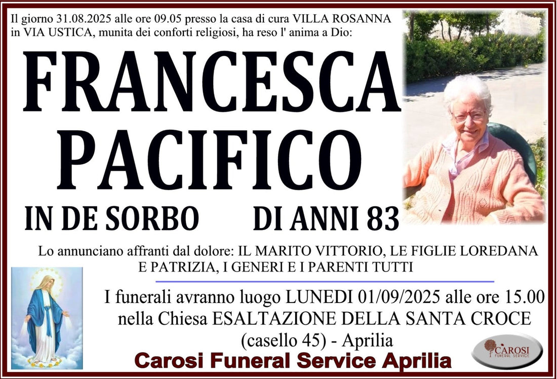 FRANCESCA PACIFICO