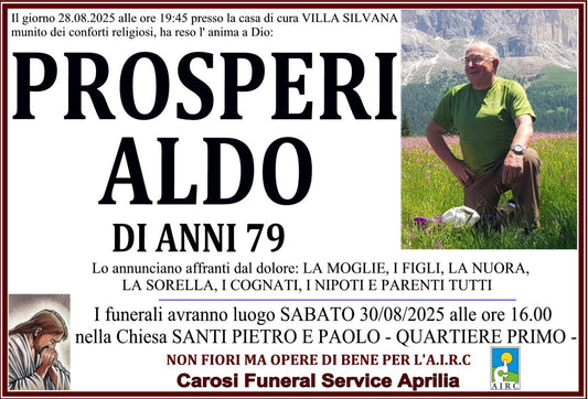 PROSPERI ALDO