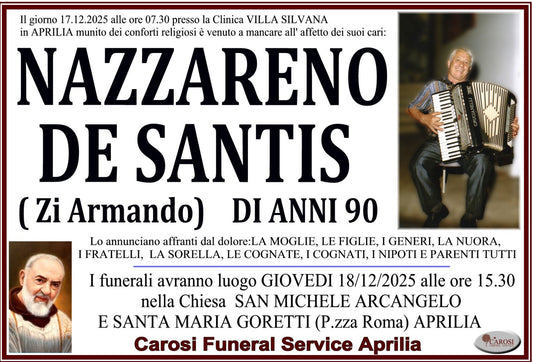 NAZZARENO DE SANTIS ( ZIO ARMANDO )